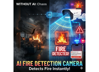 Jovision JVS-N517-FDL AI Fire Detection Camera: Smart Fire Safety Solution