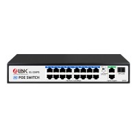 

                                    E-Link EL-216PS 16-Port PoE Switch 2 Uplink Gigabit with 1 SFP Port 1.25GB