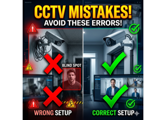 Common CCTV Installation Mistakes You Must Avoid