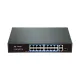 Jovision JVS-S19-16P-200W 16-Port 100M PoE Switch with Gigabit Uplink, SFP Slot, AI Mode, and 250m Extend Mode