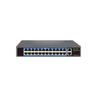 

                                    Jovision JVS-S27-24P-300W 24-Port 100M PoE Switch with Gigabit Uplink, SFP Slot, AI Mode, and 250m Extend Mode