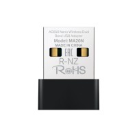

                                    MERCUSYS MA20N AC650 Nano Dual Band USB WiFi Adapter
